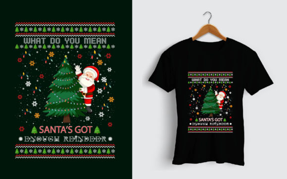 Amazing Christmas Santa T-Shirt Design