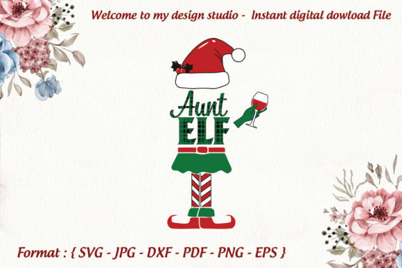Aunt Elf Christmas Svg Review
