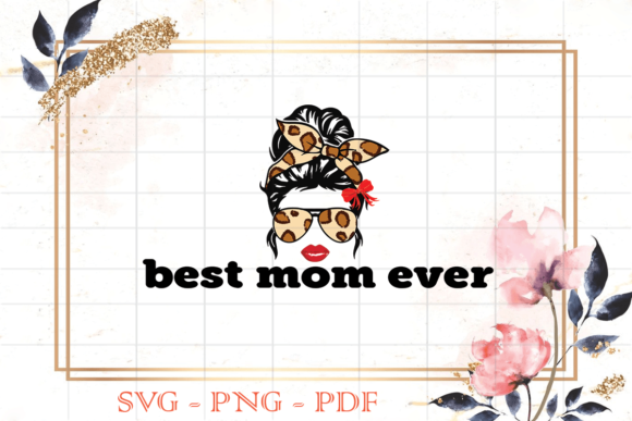 Best Gift for Mom Life Leopard Vector