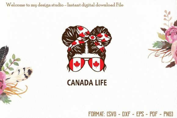 Canada Girl Svg, Canada Day Svg