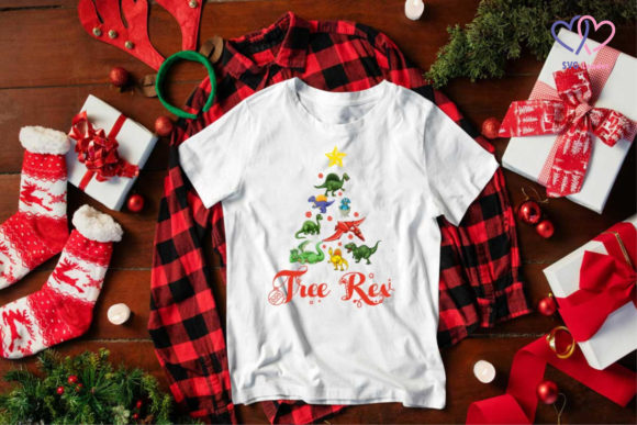 Christmas T Rex Graphic Review