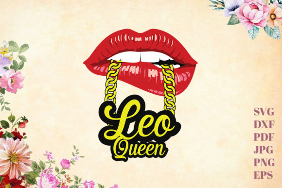 Leo Queen Birthday Digital Download