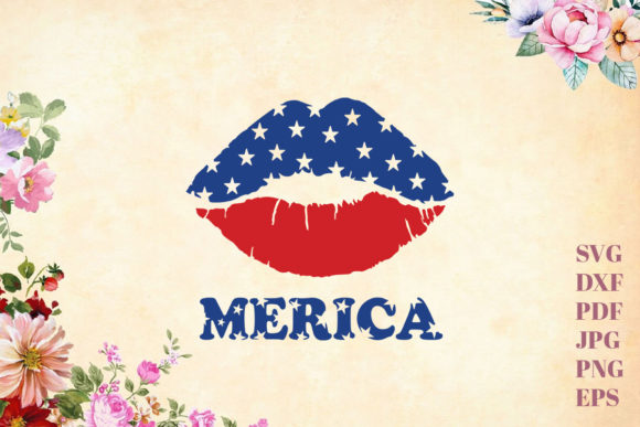 Sexy Lip Flag Independence Day